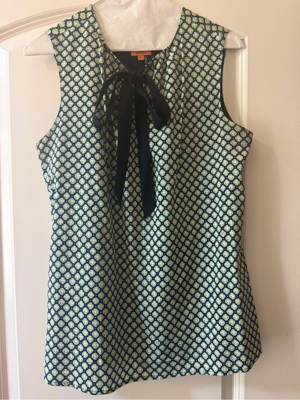 Tory Burch Printed Sleeveless Shirt